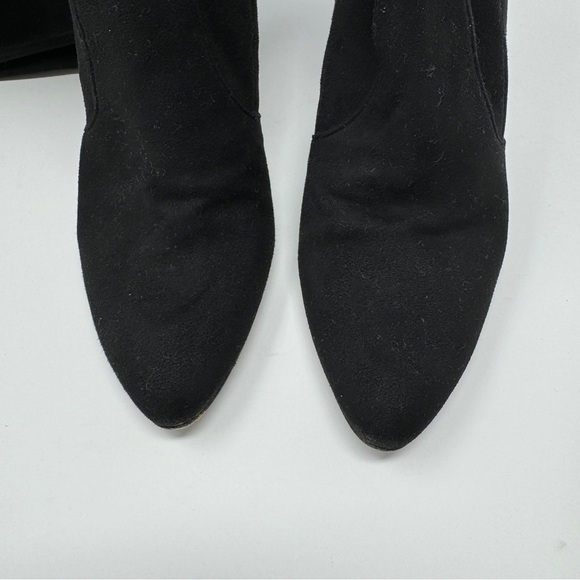 Stuart Weitzmen Black Vidaland 100MM Suede Over-the-Knee Boots - Picture 4 of 16